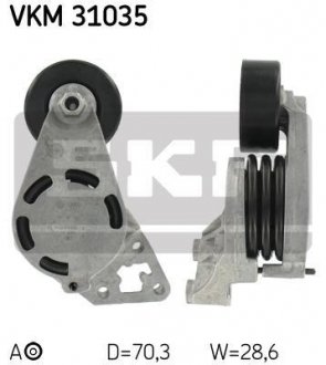 Ролик натяжний SKF VKM31035 (фото 1)