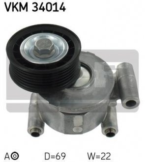 Натяжний ролик VKM 34014 SKF VKM34014