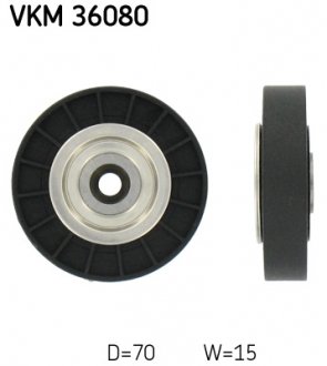 Паразитный / ведущий ролик, поликлиновой ремень VKM 36080 SKF VKM36080