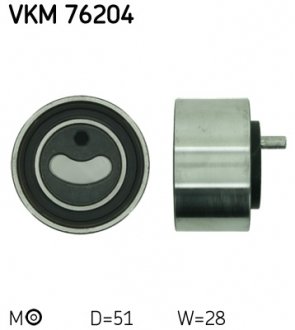 Натяжной ролик, ремень ГРМ VKM 76204 SKF VKM76204