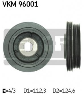 Шкив коленвала SKF VKM96001