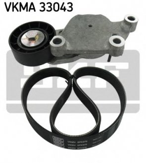 Комплект доріжкового ремня VKMA 33043 SKF VKMA33043 (фото 1)