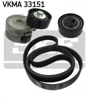 Полікліновий ремінний комплект SKF VKMA33151