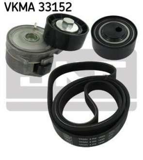 Полікліновий ремінний комплект SKF VKMA33152