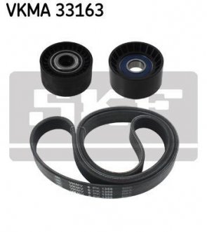 Комплект (ремінь+ролики) SKF VKMA 33163