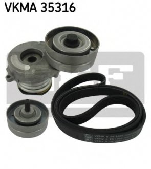 Поликлиновой ременный комплект SKF VKMA35316