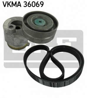 Поликлиновой ременный комплект SKF VKMA36069 (фото 1)