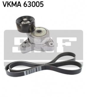 Полікліновий ремінний комплект SKF VKMA63005