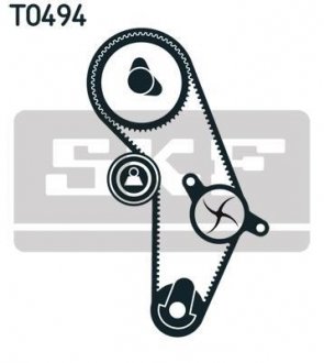 Ремень ГРМ (набор) SKF VKMA92401