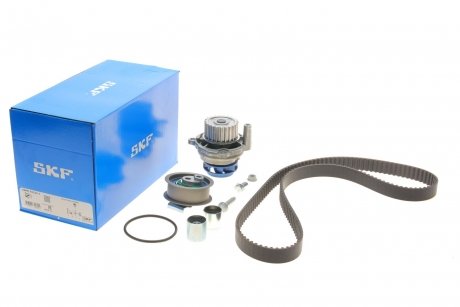 Комплект ГРМ, пас+ролик+помпа SKF VKMC012221