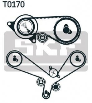 Насос води + комплект зубчастого ременя SKF VKMC019521