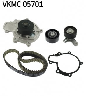 Комплект (ремінь+ролик+помпа) SKF VKMC 05701