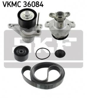 Водяна помпа+ к-кт ременя SKF VKMC 36084