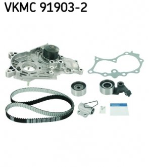 Комплект (ремінь+ролик+помпа) SKF VKMC919032