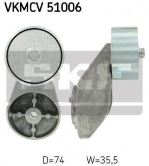 Ролик натяжний SKF VKMCV51006