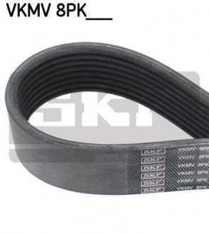 Ремінь поліклиновий.. SKF VKMV8PK1786