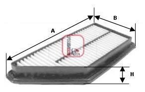 Фільтр повітряний SOFIMA S3237A