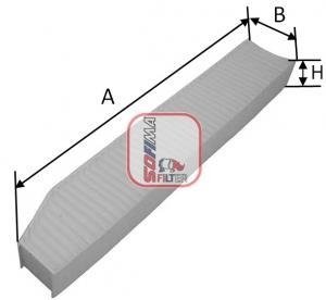 Фильтр салона SOFIMA S 3257 C