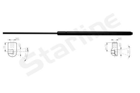 Амортизатор багажника STARLINE 7635800