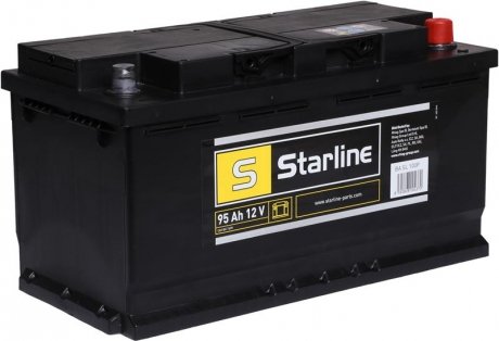 Аккумулятор 95AH/800A +P 12V 353X175X190 STARLINE BASL100P