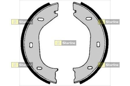 Тормозные колодки барабанные STARLINE BC 00010