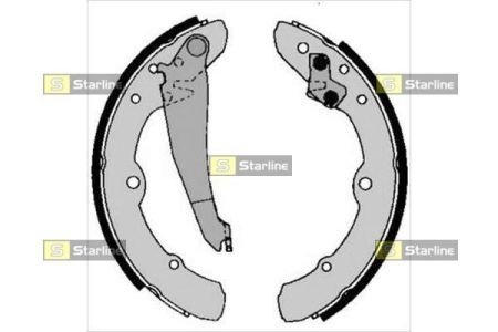 Тормозные колодки барабанные STARLINE BC 00150