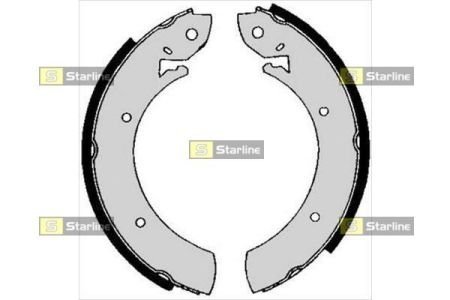 Тормозные колодки барабанные STARLINE BC 01150