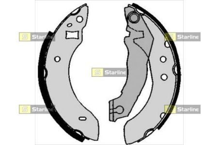 Тормозные колодки барабанные STARLINE BC 04600