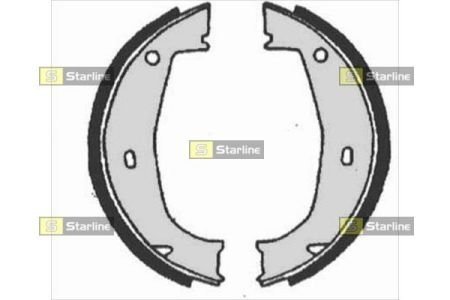 Тормозные колодки барабанные STARLINE BC 04685