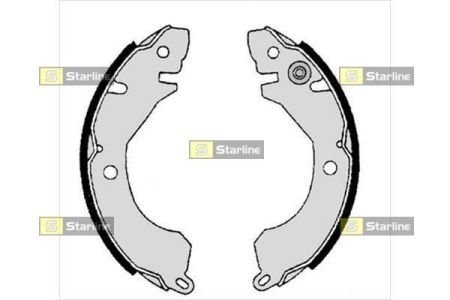 Тормозные колодки барабанные STARLINE BC 05220