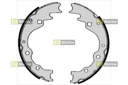 Тормозные колодки барабанные STARLINE BC 05450