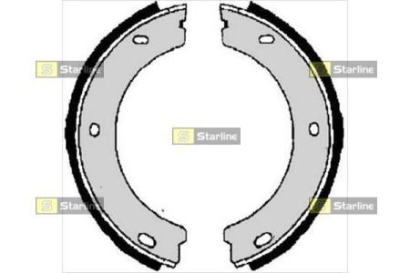 Гальмівні колодки барабанні STARLINE BC 06400