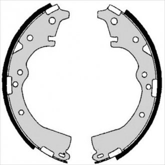 Тормозные колодки барабанные STARLINE BC 06650