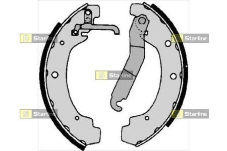 Тормозные колодки барабанные STARLINE BC 06740