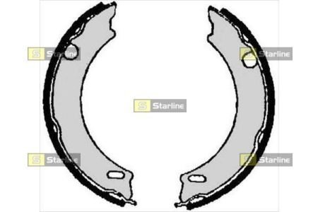 Тормозные колодки барабанные STARLINE BC 06900 (фото 1)