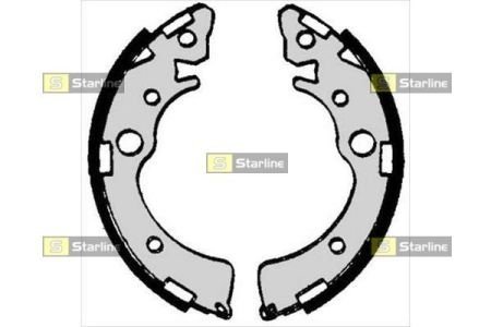 Гальмівні колодки барабанні STARLINE BC 06980 (фото 1)