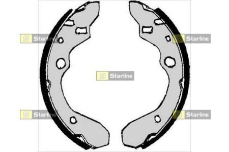 Тормозные колодки барабанные STARLINE BC 07010 (фото 1)