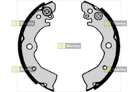 Тормозные колодки барабанные STARLINE BC 07030