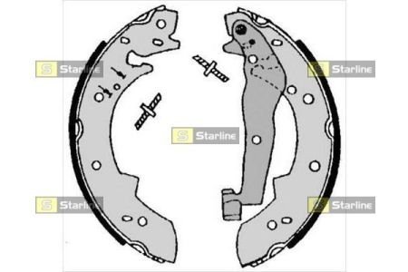 Тормозные колодки барабанные STARLINE BC 07050