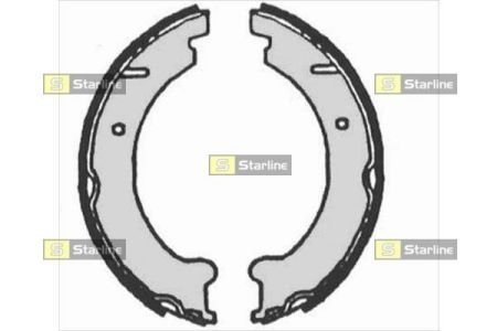 Тормозные колодки барабанные STARLINE BC 07235