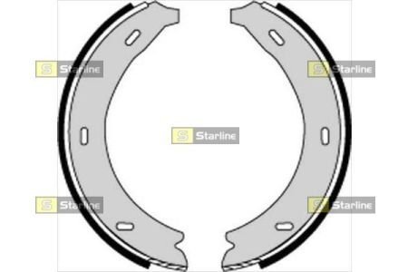 Гальмівні колодки барабанні STARLINE BC 07320 (фото 1)