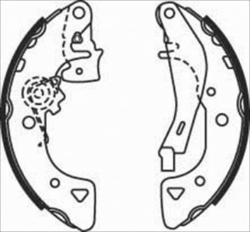 Тормозные колодки барабанные STARLINE BC 07540