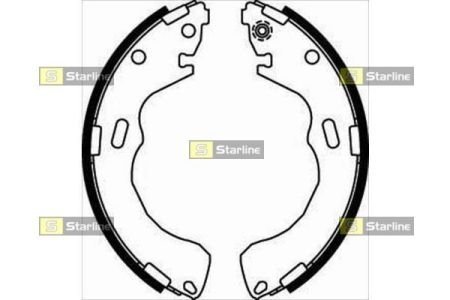 Гальмівні колодки барабанні STARLINE BC 08030