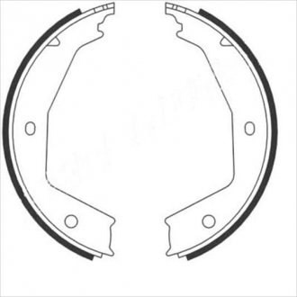 Тормозные колодки барабанные STARLINE BC 09060