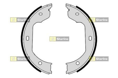 Тормозные колодки барабанные STARLINE BC 09110