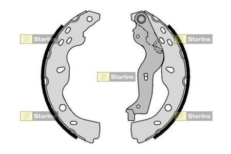 Тормозные колодки барабанные STARLINE BC 09190