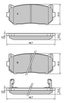 ГАЛЬМІВНІ КОЛОДКИ ДИСКОВІ STARLINE BD S400