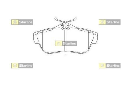 Тормозные колодки дисковые STARLINE BD S515