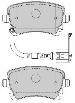 Гальмівні колодки дискові BD S826P STARLINE BDS826P