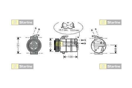 Компресори кондиціонерів STARLINE DKSTK0202